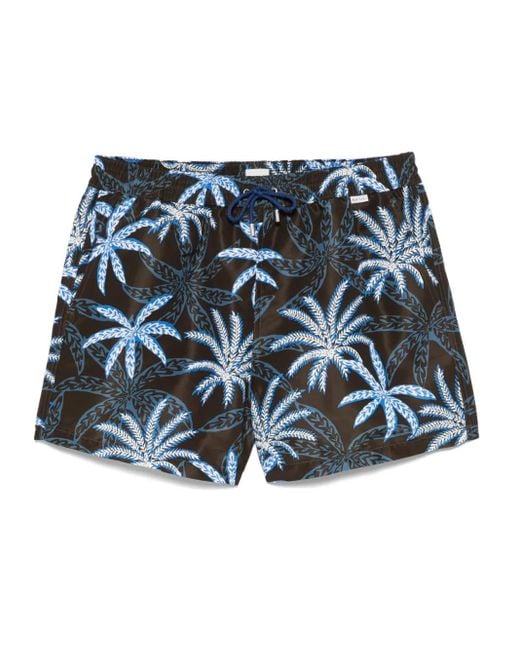 メンズ Paul Smith パームツリー トランクス水着 Blue