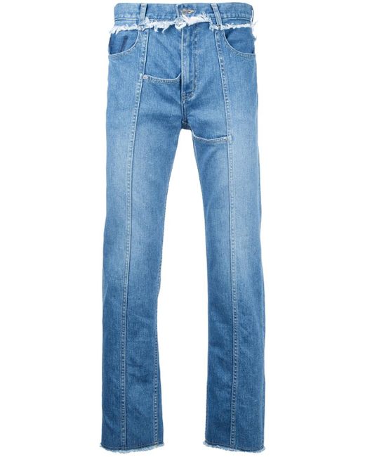 Christian Dada Front Seam Jeans in Blue for Men