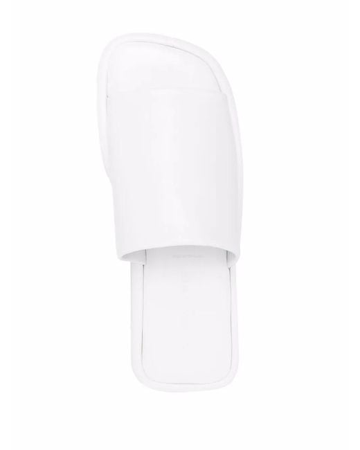 Robert Clergerie White Ezy Open-Toe Sandals