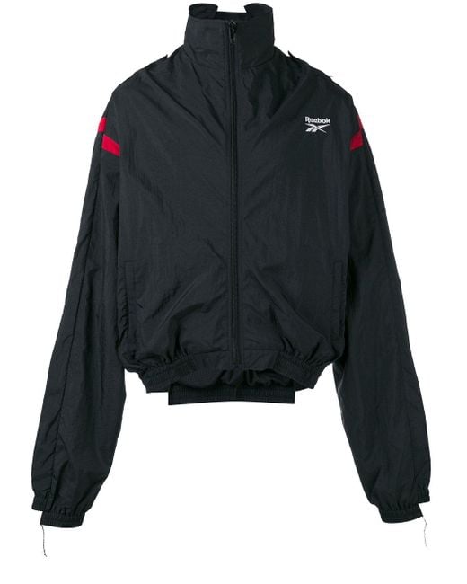 Vetements Black ' X Reebok' Reworked Track Jacket for men