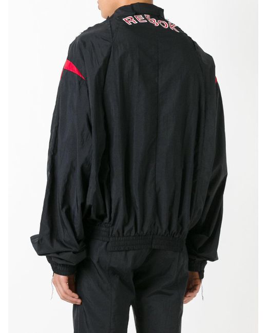 Vetements Synthetic ' X Reebok' Reworked Track Jacket in Black for Men |  Lyst