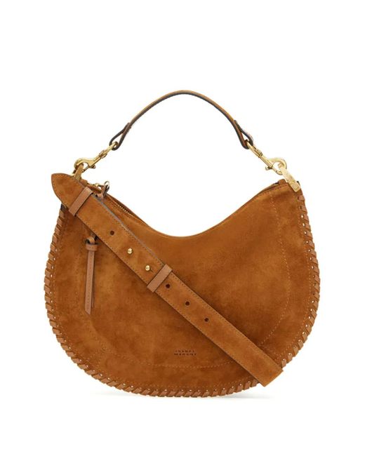 Isabel Marant Brown Oskan Zipped Cross Body Bag
