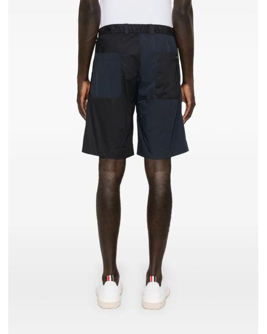 Herno Black Poplin Chino Shorts for men