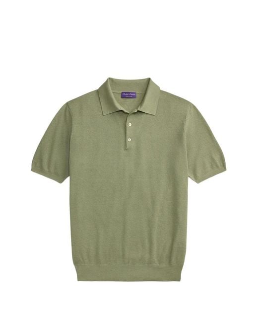 Ralph Lauren Green Short-Sleeve Polo Shirt for men