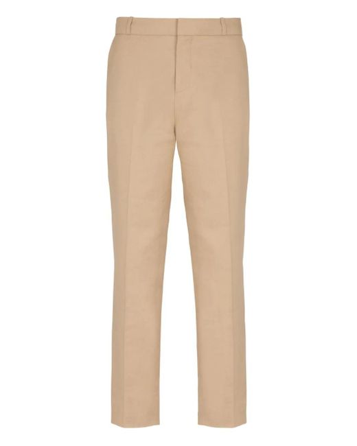 Pantalones con pinzas Balmain de hombre de color Natural