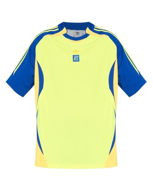 Adidas Blue X Nts Croyal Beamye Recycled-Polyester T-Shirt for men