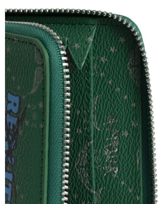 Zadig & Voltaire Green Mini Zv Monogram Wallet