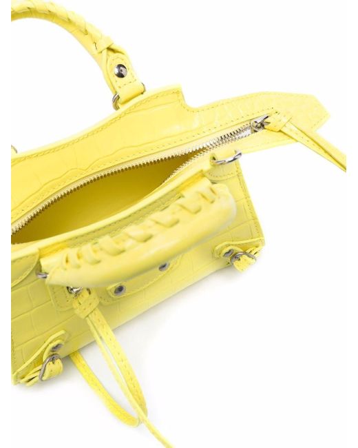 Balenciaga Yellow Small Neo Classic Tote Bag