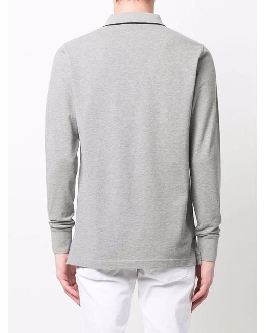 Polo À Patch Logo Philipp Plein pour homme en coloris Gray