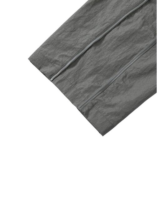 Spoonyard Gray Pantalon À Poches Zippées
