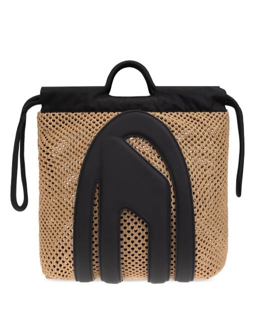 DIESEL Medium Cage-D Tote Bag in Black | Lyst