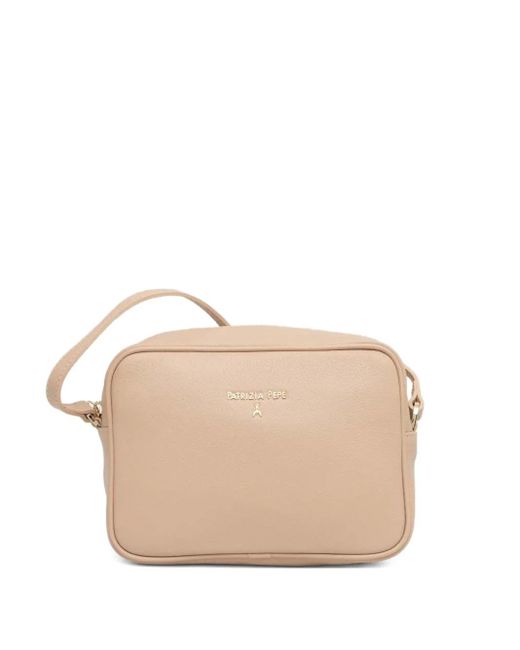 Patrizia Pepe ロゴ ショルダーバッグ Natural