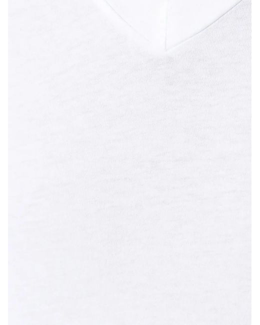 James Perse T-Shirt Met V-Hals in het White voor heren