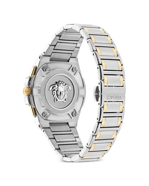 Greca 43Mm di Versace in Green da Uomo