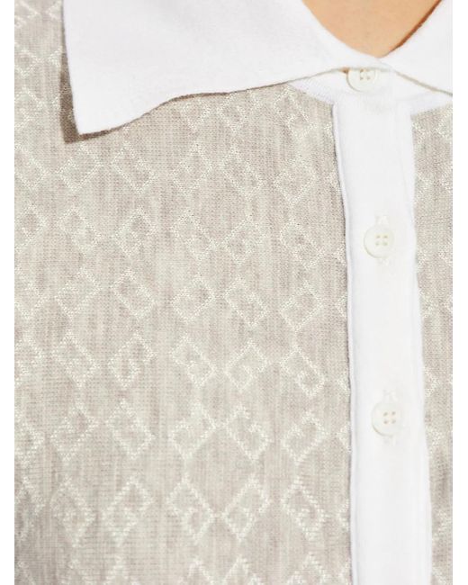 Givenchy White Dress With Monogram