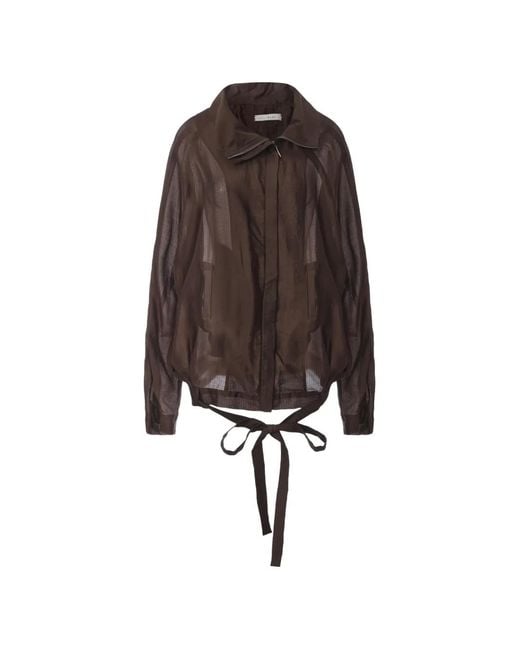 ili node Brown Xyrus Tie-Fastening Jacket
