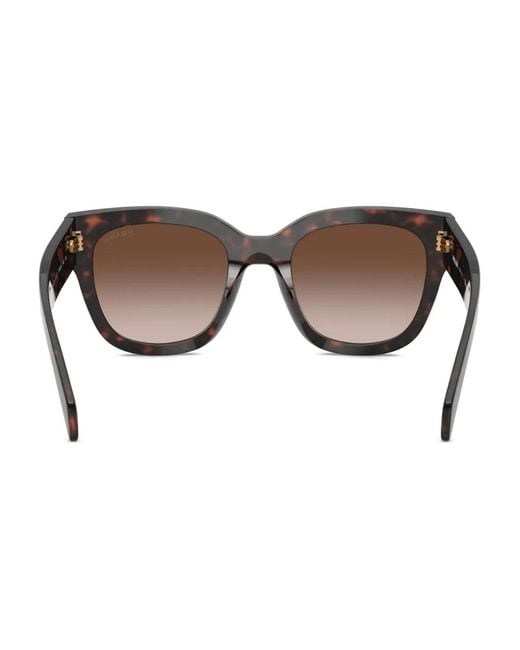 Prada Brown Square-Frame Sunglasses