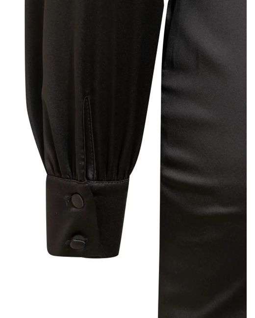 Robe À Col Montant ACTUALEE en coloris Black