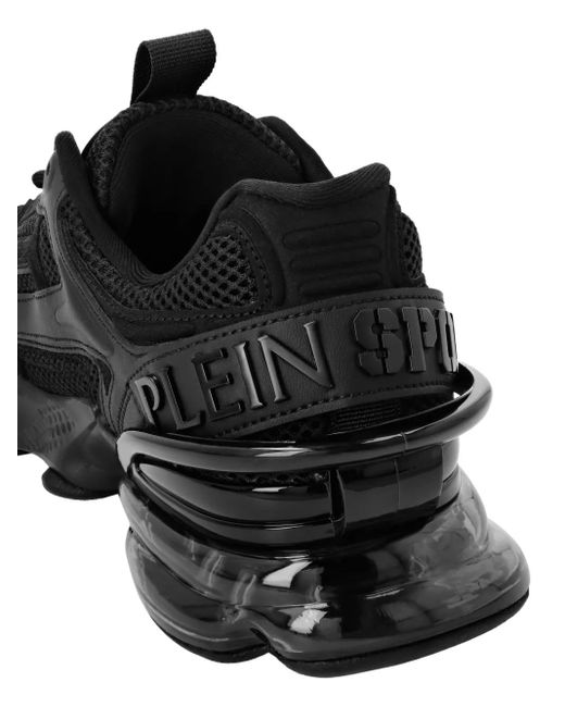Philipp Plein Black Runner Ps Thunder Mix Sneakers