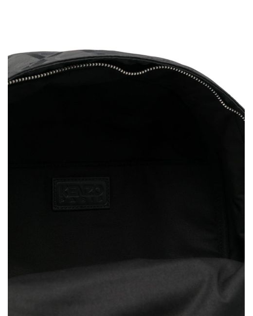 KENZO Rucksack aus Logo-Jacquard in Black für Herren