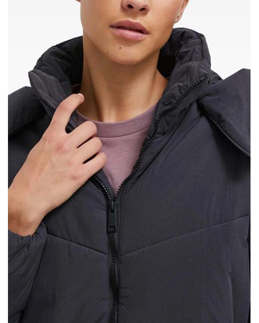 Jack Wolfskin Blue Karolinger Hooded Quilted Jacket