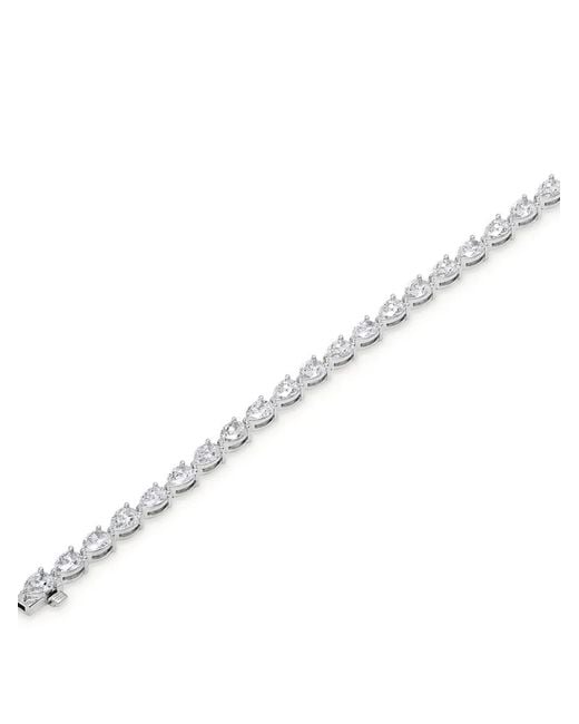 Jewels Aficionado White 18K Diamond Tennis Bracelet