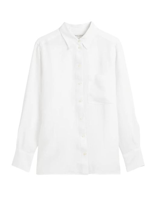 Marc O' Polo White Button-Up Shirt