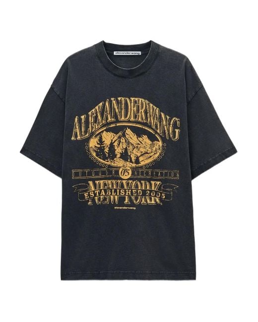 Alexander Wang グラフィック Tシャツ Blue