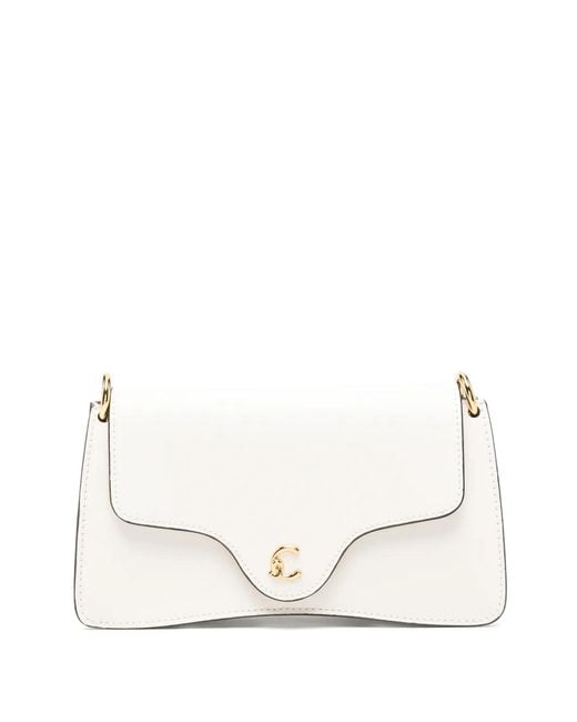 Coccinelle Natural Mini C-Me Leather Clutch Bag