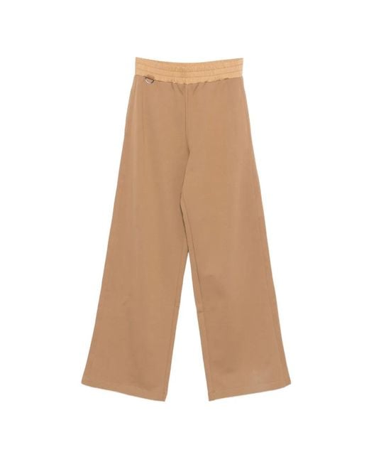 Iceberg White Elasticated Waistband Palazzo Pants