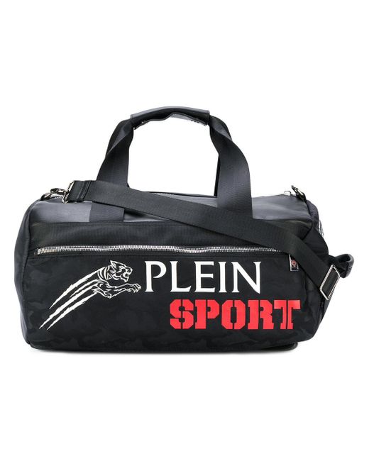 Philipp Plein Black Plein Sport Backpack for men