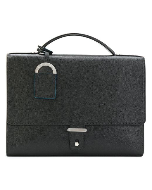 BVLGARI Black Laptop Bag for men