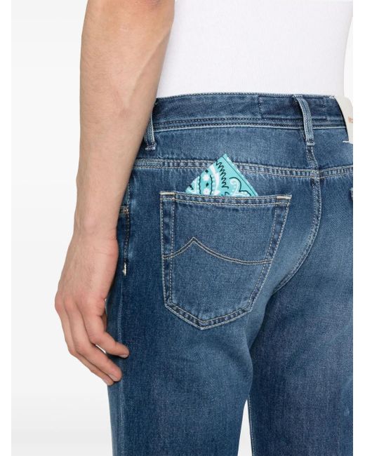 Jacob Cohen Blue Scott Slim-Fit Jeans for men