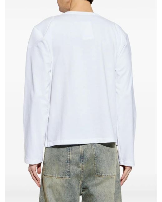 M I S B H V White 95 T-Shirt for men