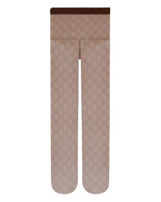 Gucci Gray Logo Tights