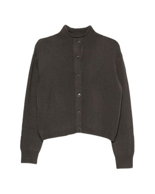 Lisa Yang Black Zirelle Button-Up Cardigan