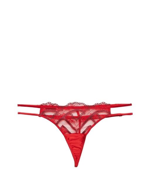 Fleur du Mal Red Hendrix Thong