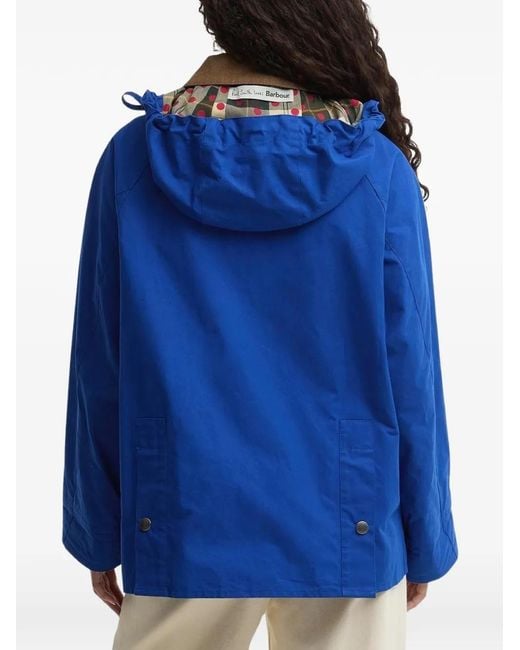 Barbour Blue X Paul Smith Hooded Jacket