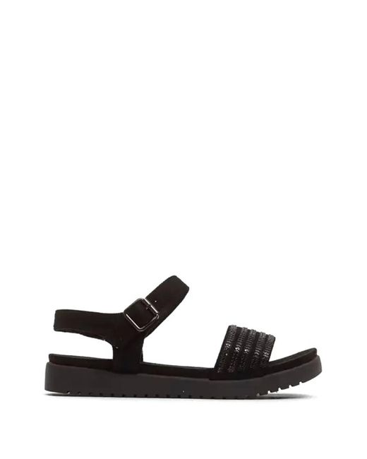 Péché Originel White Rhinestone-Embellished Sandals