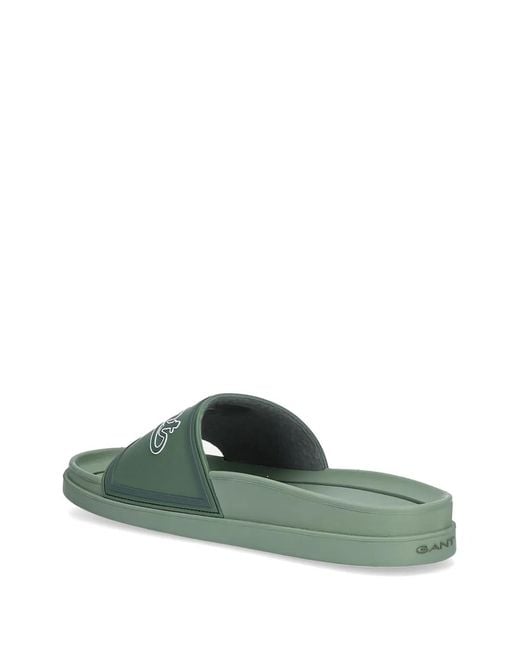 Gant Green Pierbay Slides for men