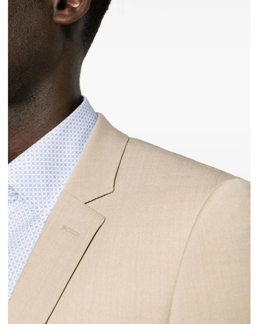 Blazer con botones HUGO de hombre de color Natural