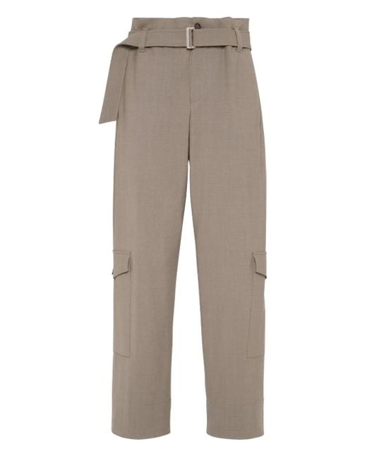 Brunello Cucinelli Cargo Broek in het Gray
