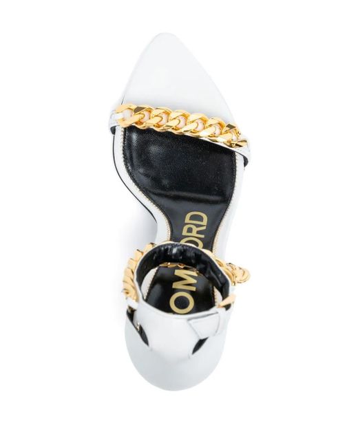 Tom Ford Multicolor Chain-embellished Sandals