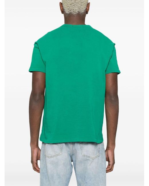 Polo Ralph Lauren Green Motif-print Cotton T-shirt for men
