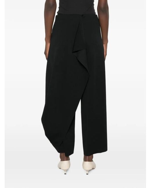 CFCL Black Wide-Leg Trousers