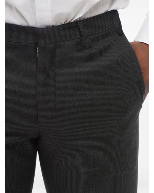 Corneliani Black Cc Collection Tailored Trousers for men
