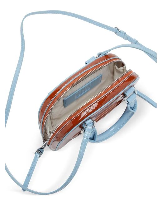 DIESEL 1Dr Dome Embossed Crossbody Bag in Brown | Lyst UK