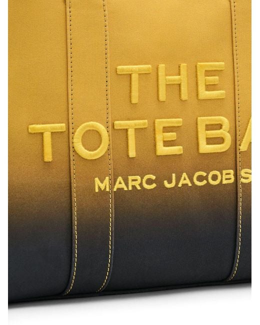 Marc Jacobs The Ombre Canvas Medium Shopper in het Black
