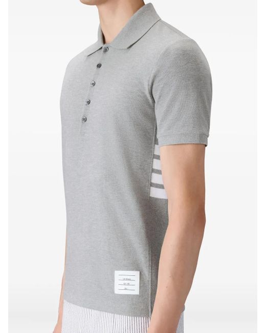 Thom Browne メンズ グレー 4bar ポロシャツの通販はau PAY マーケット