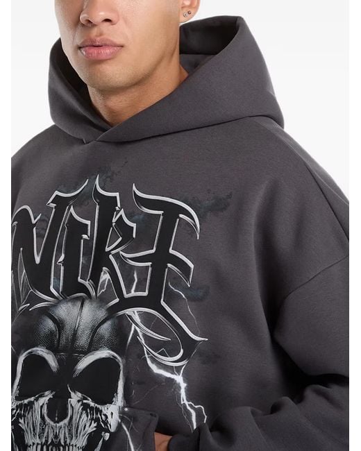 Nike Gray Standard-Issue Brushed Pullover Basketball Hoodie for men